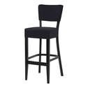 Krzesło barowe czarne RYAN