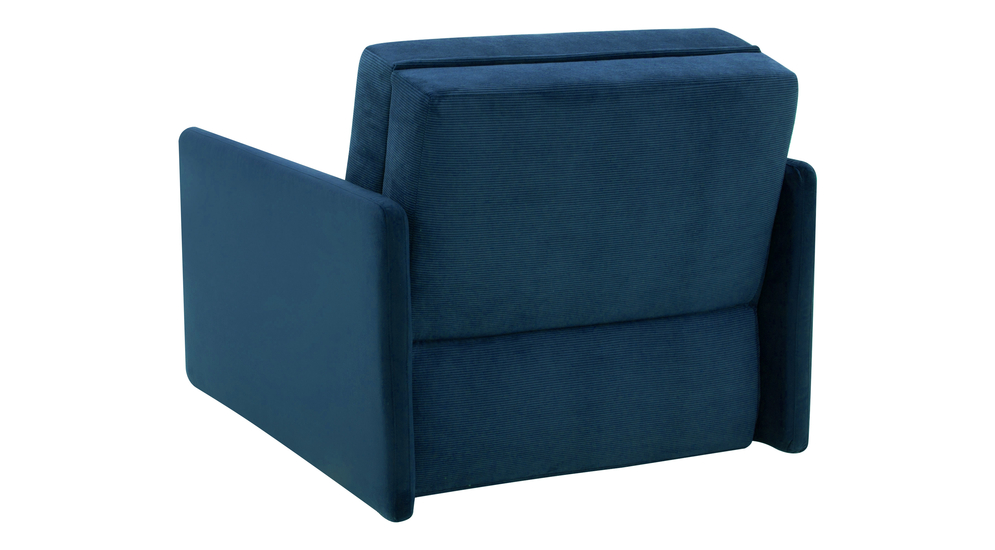 Sofa amerykanka niebieska 93 cm MIKE