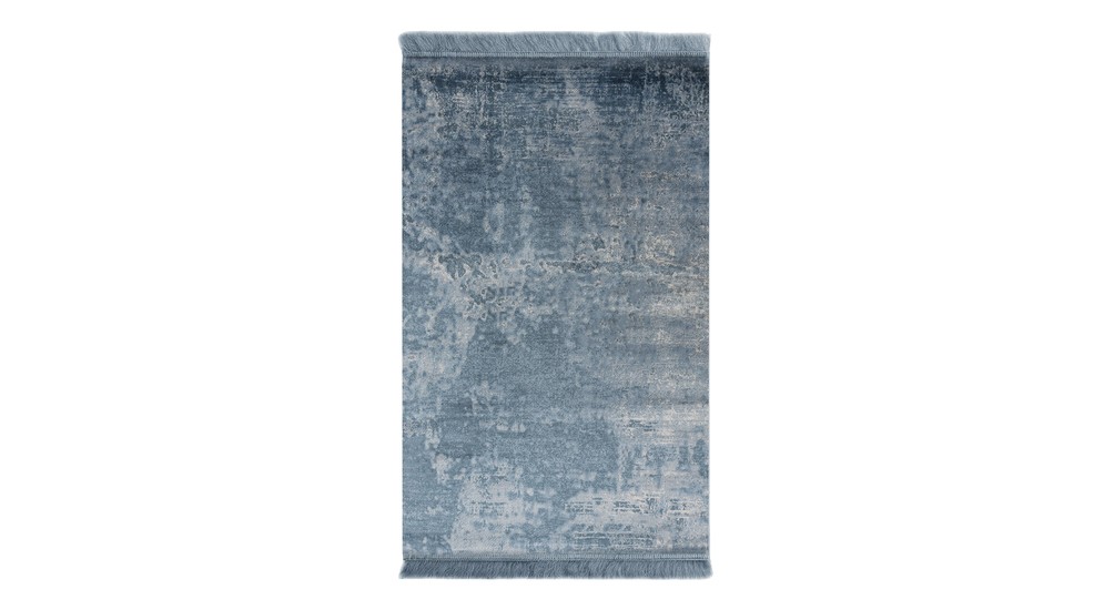 Dywan z wiskozy niebieski RITZ 80x150 cm