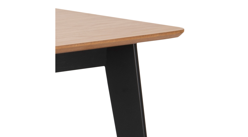 Stół retro z czarnymi nogami BLACKY 80x120 cm