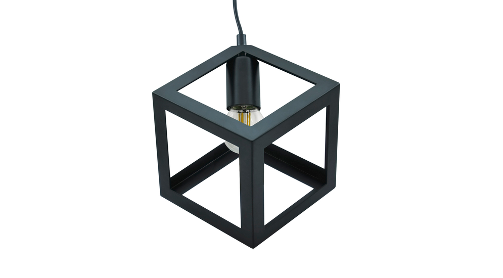 Lampa wisząca geometryczna czarna SWEDEN