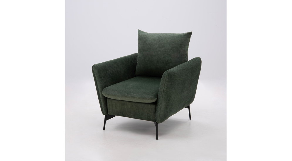 Fotel wypoczynkowy zielony VITON