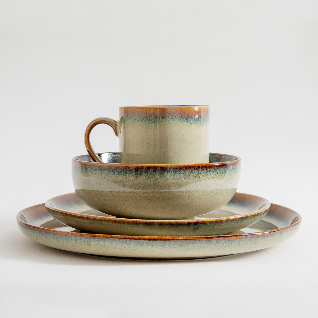 Talerz deserowy ceramiczny AURORA 21,5 cm