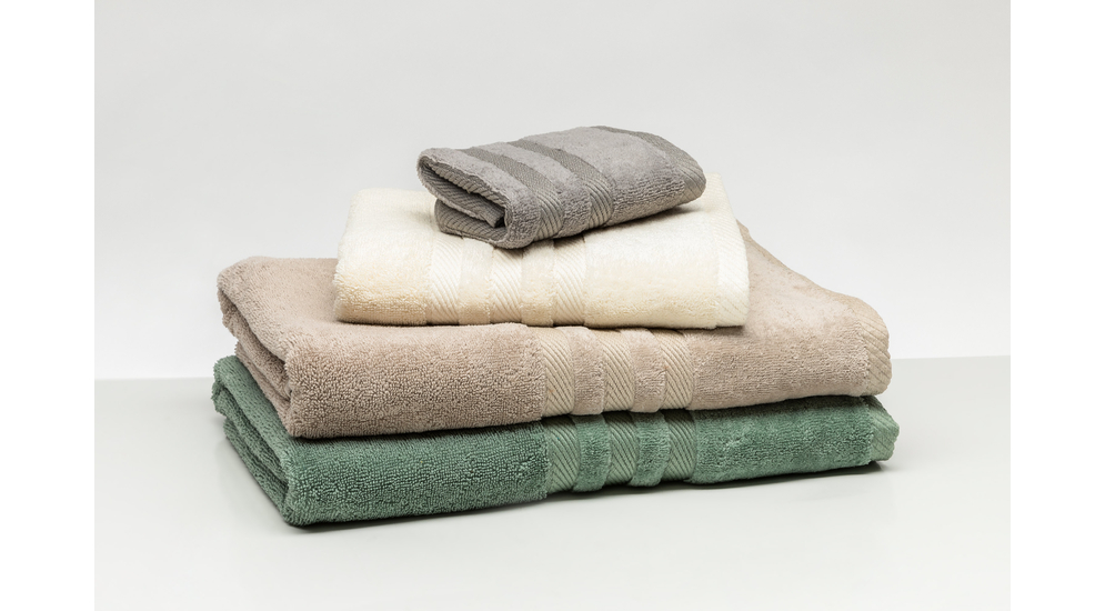 Ręcznik bawełniany zieleń CAROLINE 70x140 cm