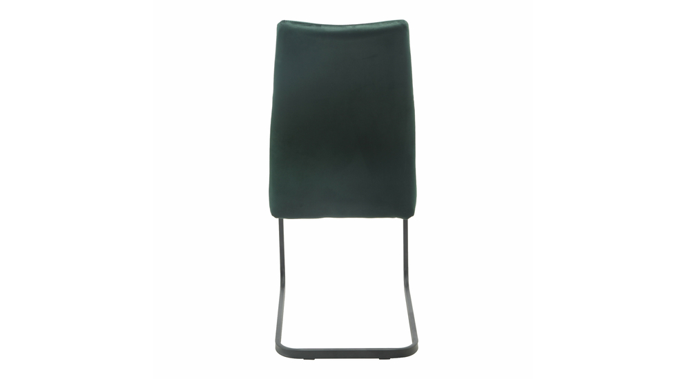 Krzesło tapicerowane butelkowa zieleń ARIBA