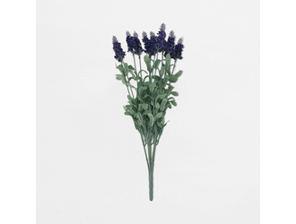 Sztuczny kwiat lawendy ciemnofioletowy 47 cm