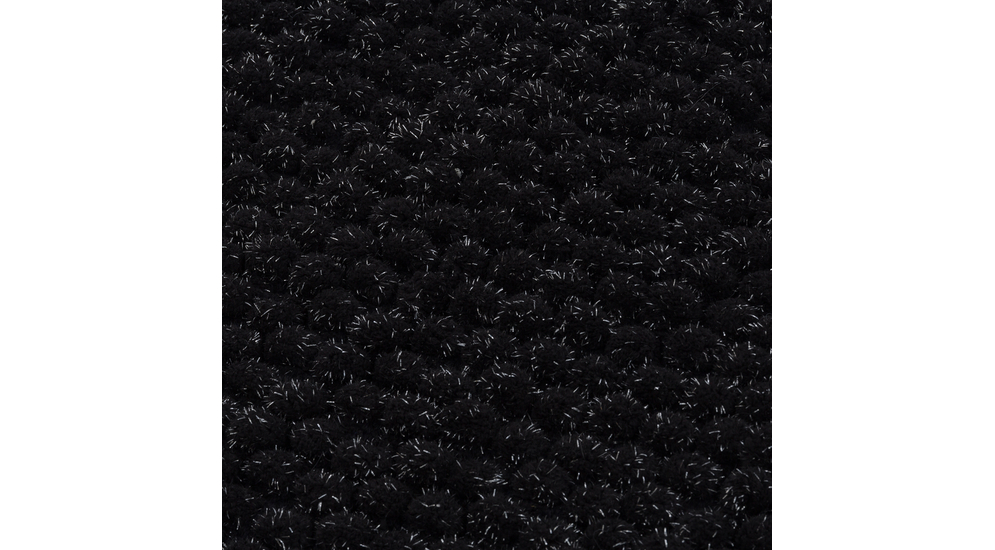 Dywanik łazienkowy czarny DALLAS 50x80 cm
