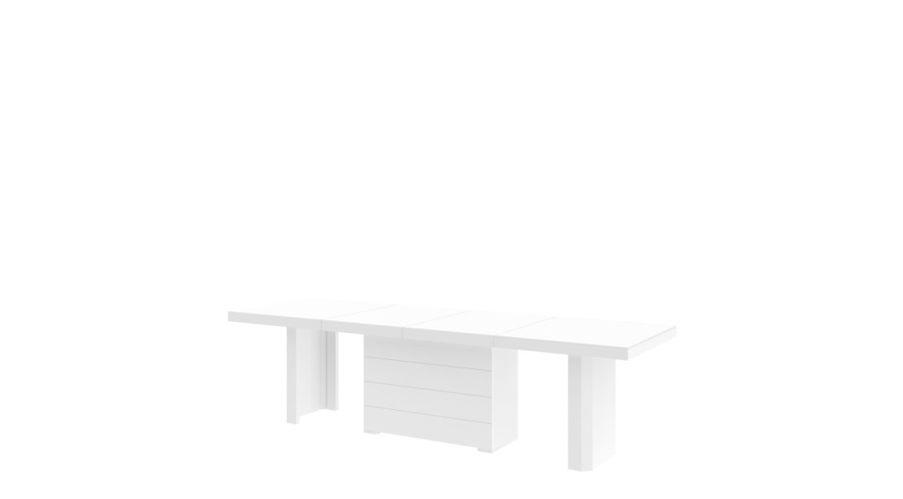 Stół rozkładany KOLOS II połysk biały