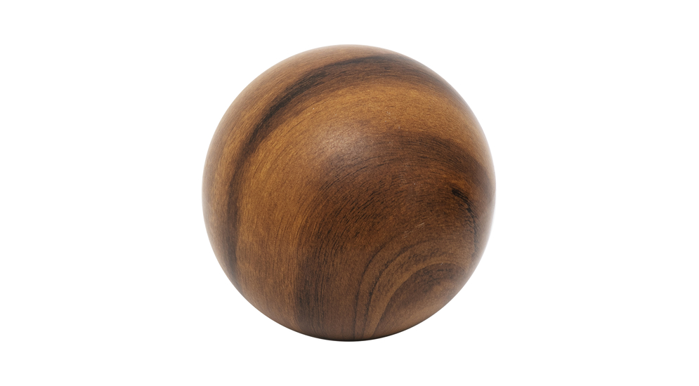 Kula ceramiczna efekt drewna 8 cm