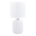 Lampa stołowa ceramiczna biała 27,5 cm