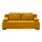 Sofa rozkładana musztardowa SALSA