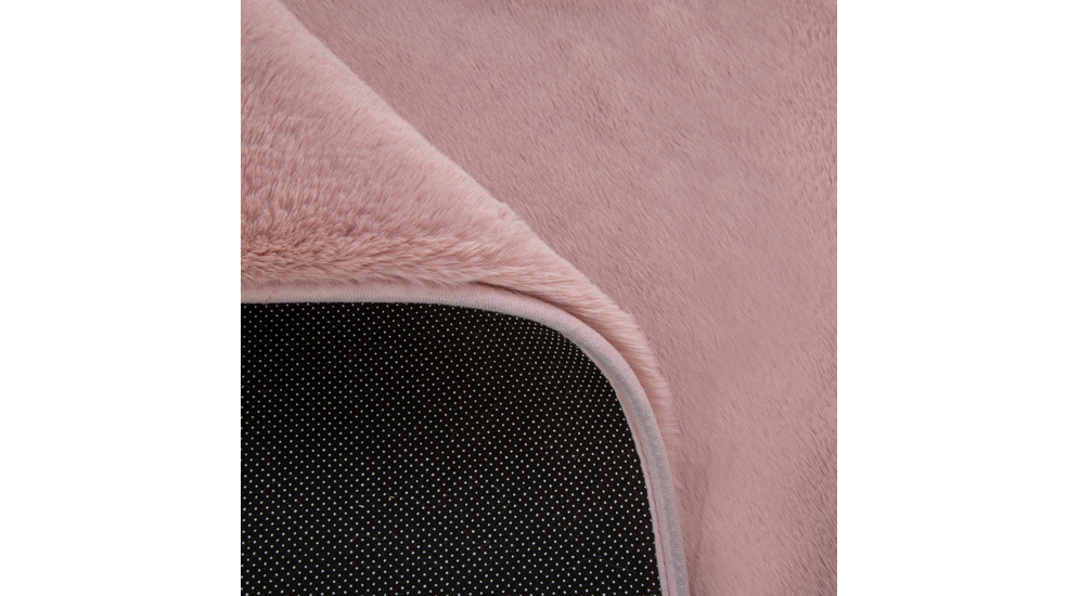 Dywan różowy RABBIT BUNNY 120x170 cm - zbliżenie. 