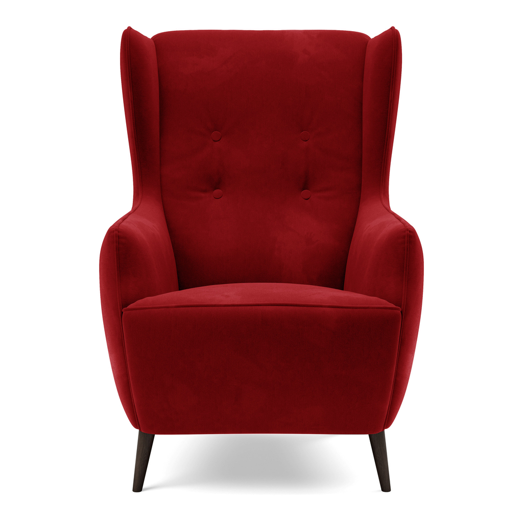 Fotel wypoczynkowy BOSTO czerwony
