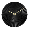 Zegar na ścianę nowoczesny czarny 30 cm