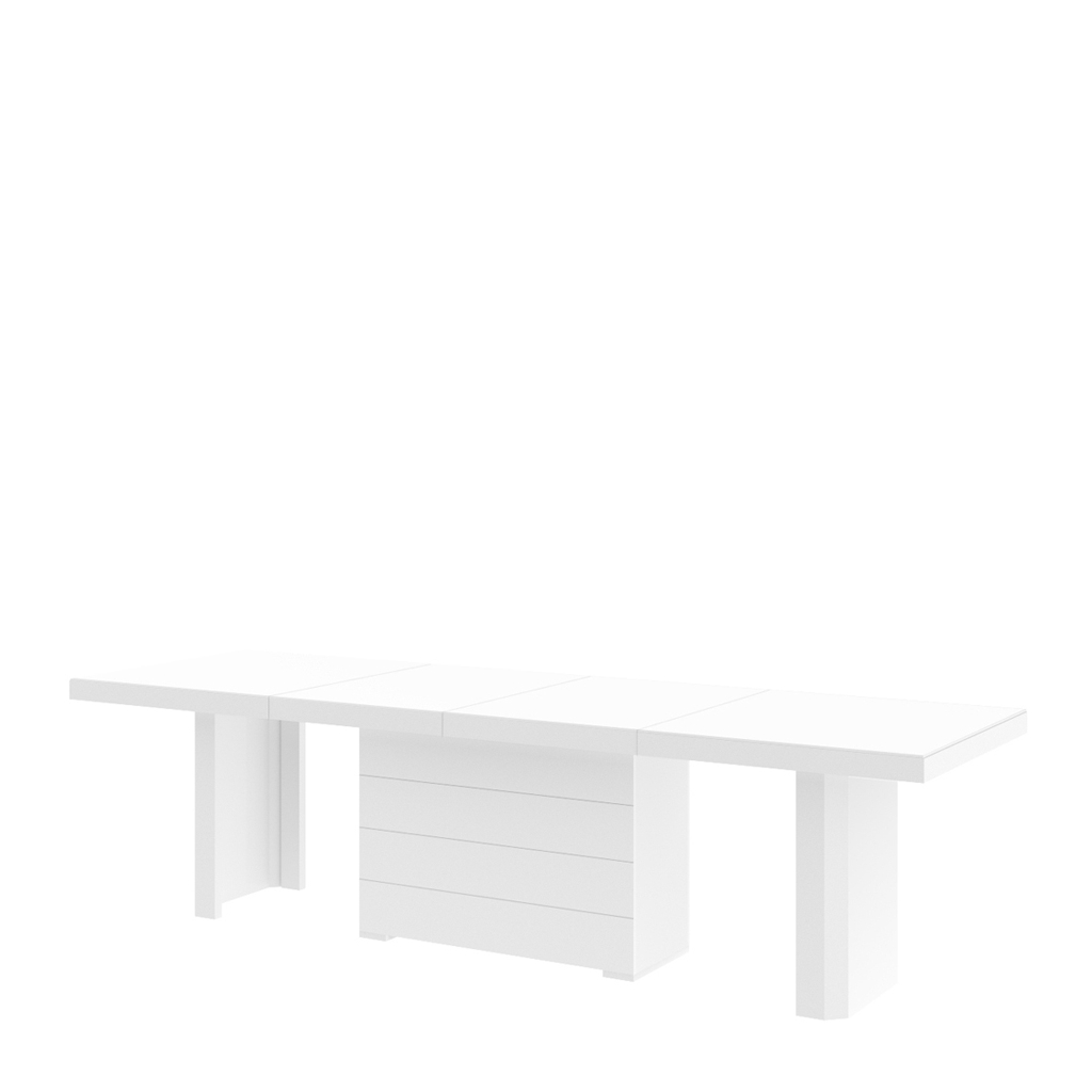 Stół rozkładany KOLOS II połysk biały