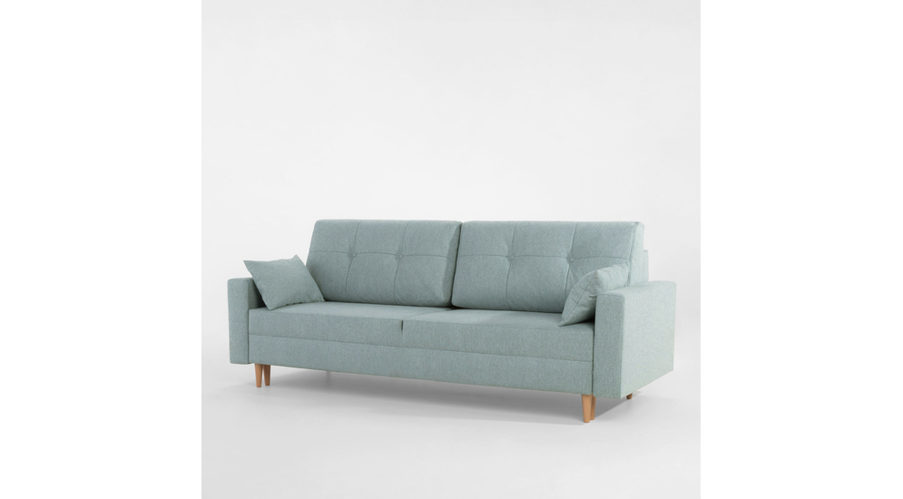 Sofa rozkładana jasnoniebieska MOZI