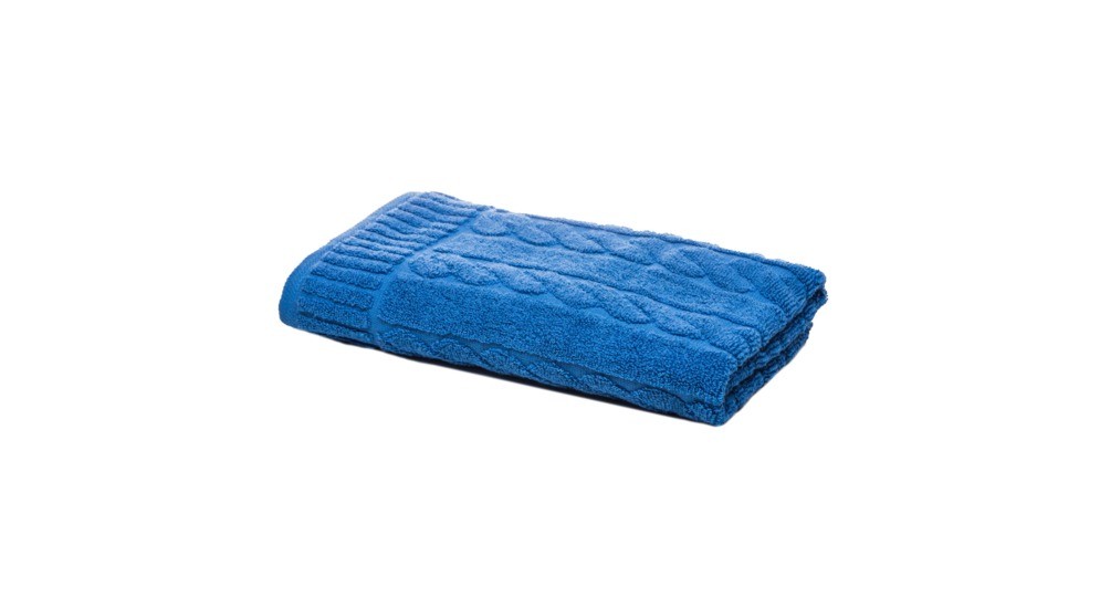 Ręcznik niebieski SKANDYNAWIA 50x90 cm