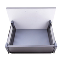 Szuflada INSIDE SYSTEM mini box wysoki 40 ap/szkło antracyt