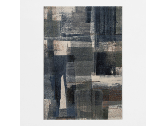 Dywan abstrakcyjny niebieski SORRENTO 160x230 cm