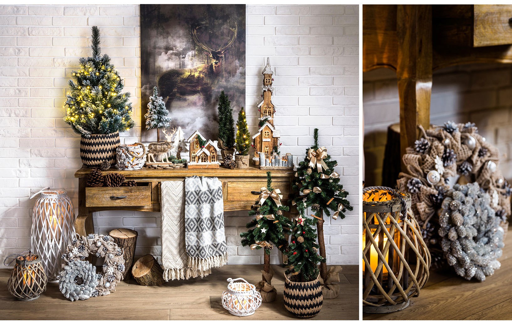 dekoracje świąteczne w stylu eko