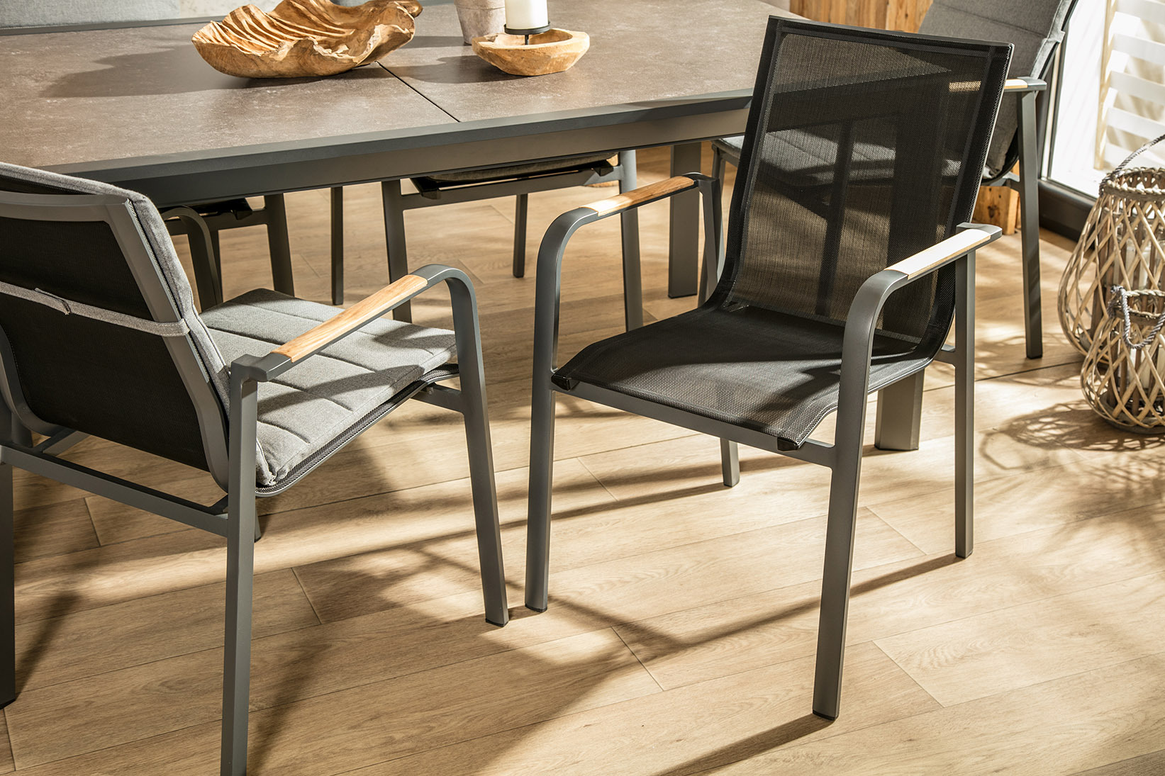 Krzesła aluminiowe ogrodowe