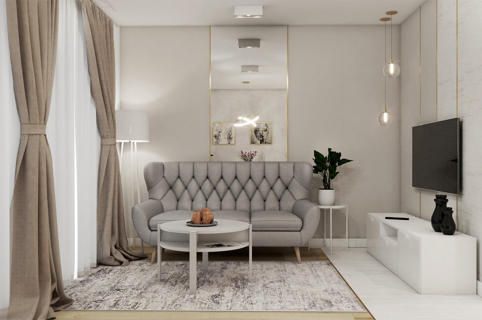 Ściany glamour: inspiracje i wskazówki, jak wprowadzić luksus do swojego domu