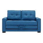 Sofa rozkładana 2-osobowa niebieska WARIANO