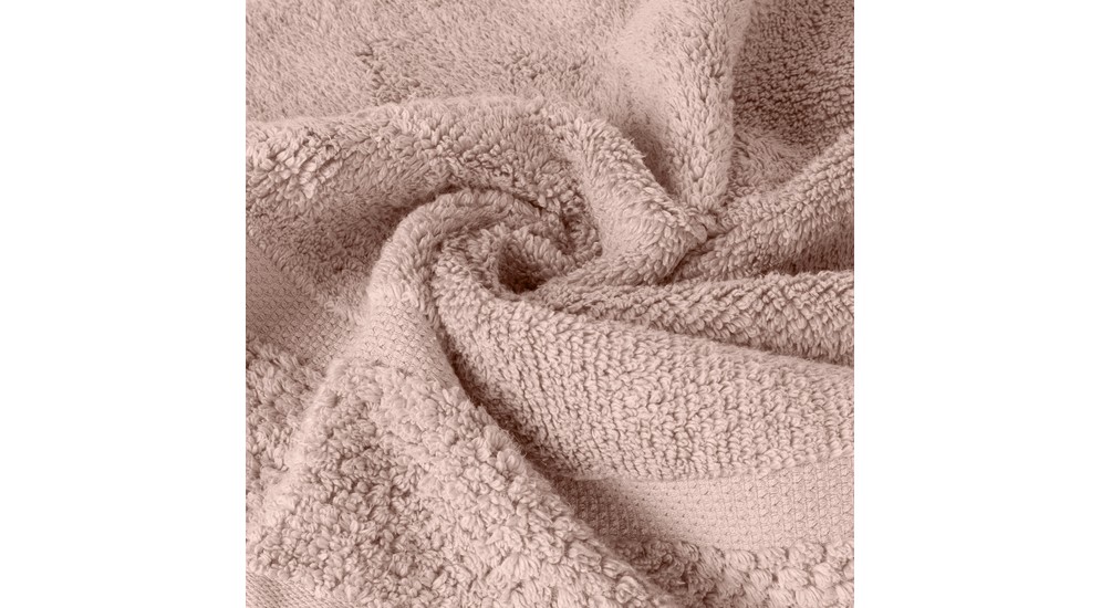Ręcznik bawełniany pudrowy róż Vilia 70x140 cm