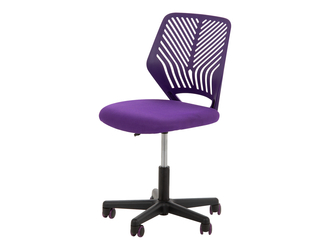 Fotel biurowy fioletowy MINISIT