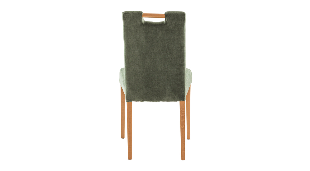 Krzesło tapicerowane szałwia BARCA