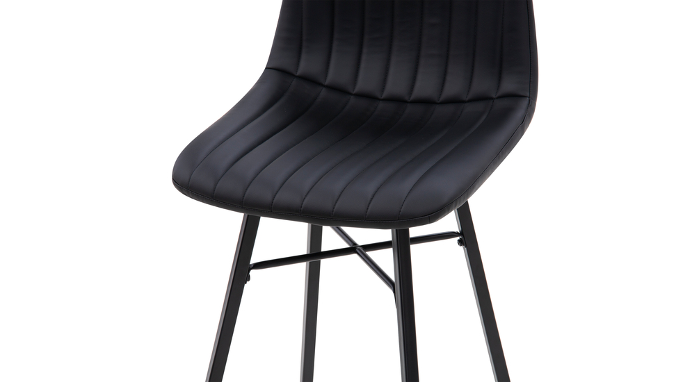 Krzesło barowe czarne LOMME