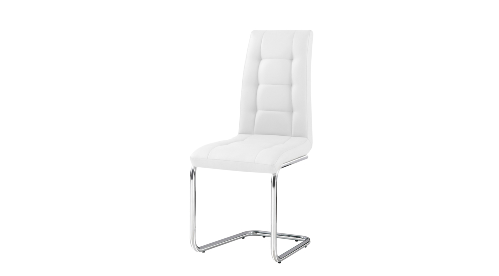 Krzesło białe na płozie VISTA II