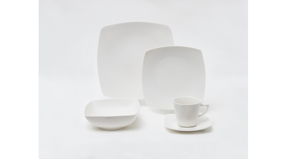 Serwis obiadowo-kawowy z porcelany HIRUNI, 30 elementów