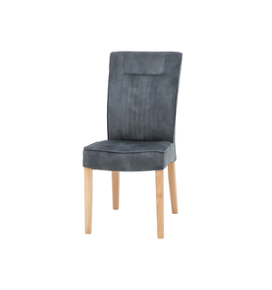 Krzesło tapicerowane antracytowe MORID