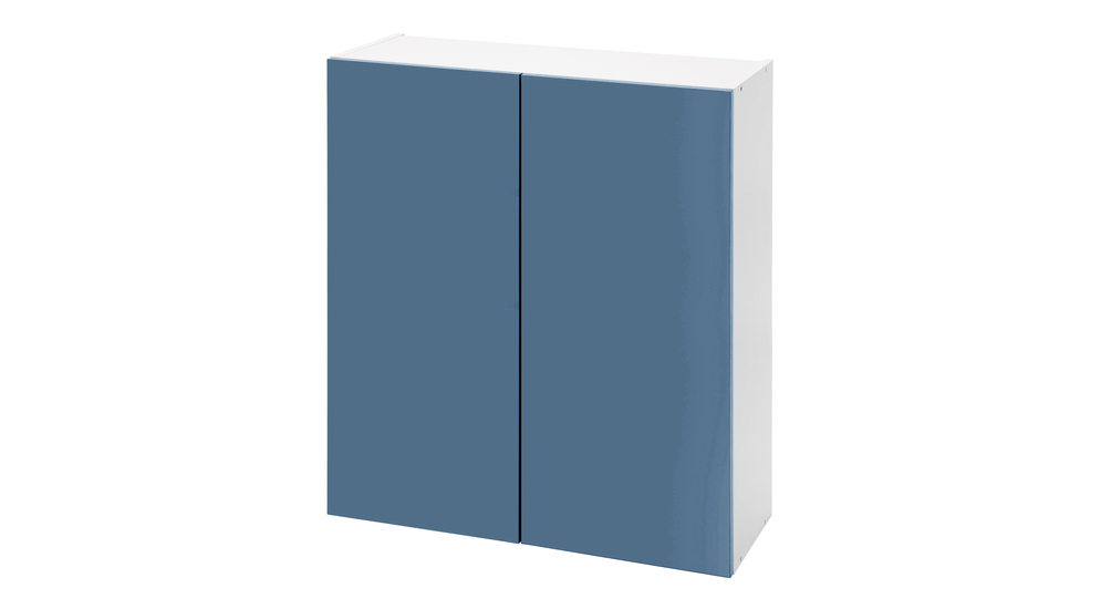 Wysoka szafka górna z kolekcji BASIC PLUS to dodatkowa przestrzeń. Wysoka na 92 cm sięga aż pod sufit.