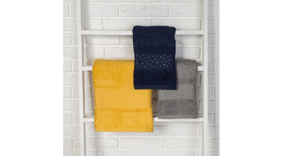 Ręcznik żółty CRISTAL 50x100 cm