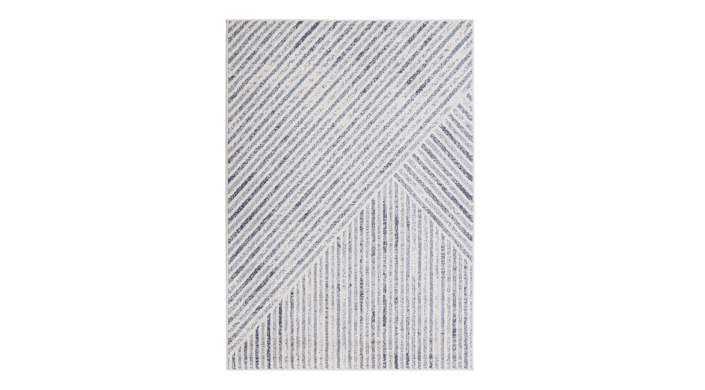 Dywan geometryczny niebieski PAULA 160x230 cm