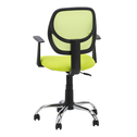 Fotel biurowy z siatką mesh zielony NOPE 