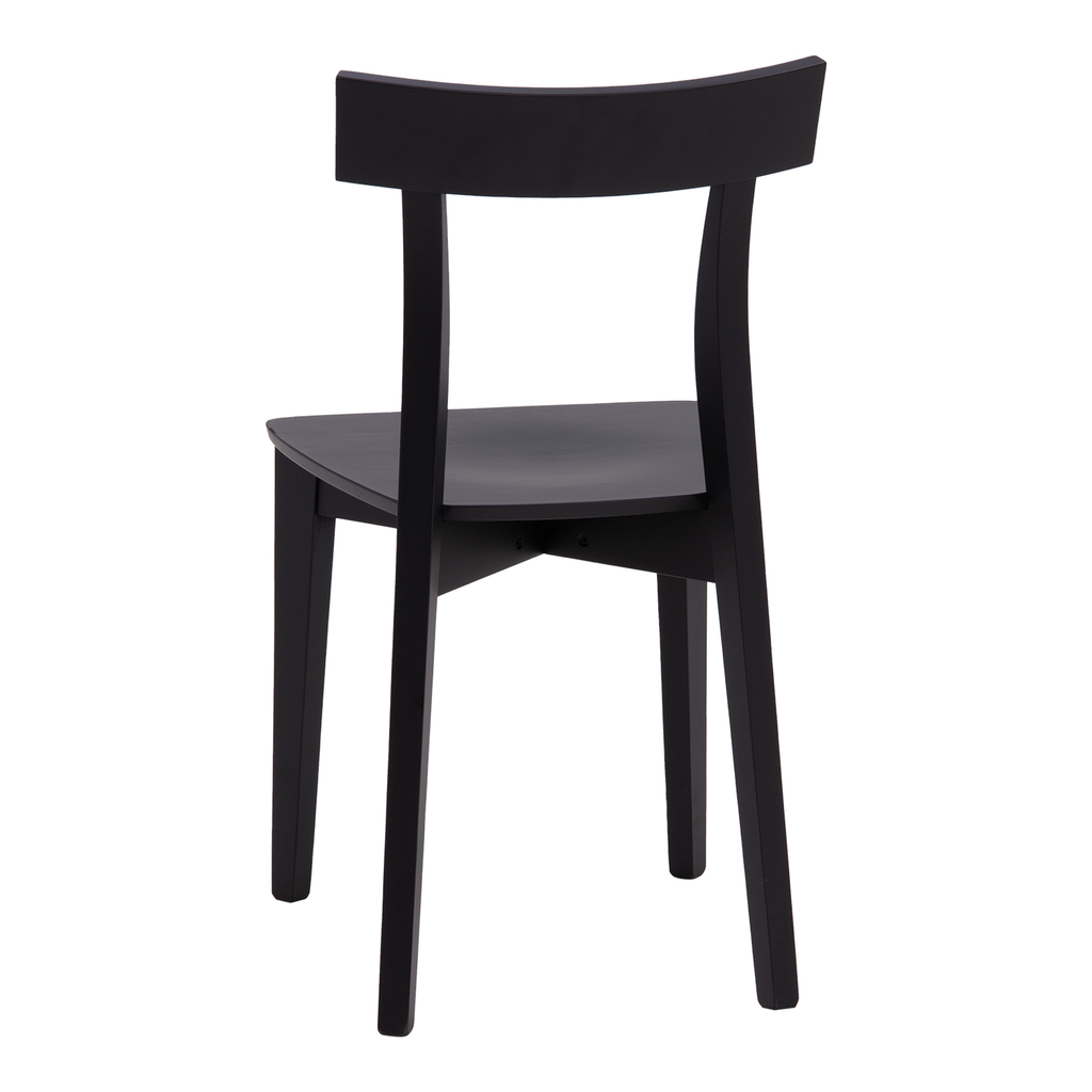 Czarne krzesło drewniane do jadalni VIOLA
