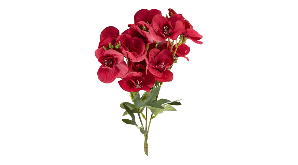 Czerwony dekoracyjny kwiat
