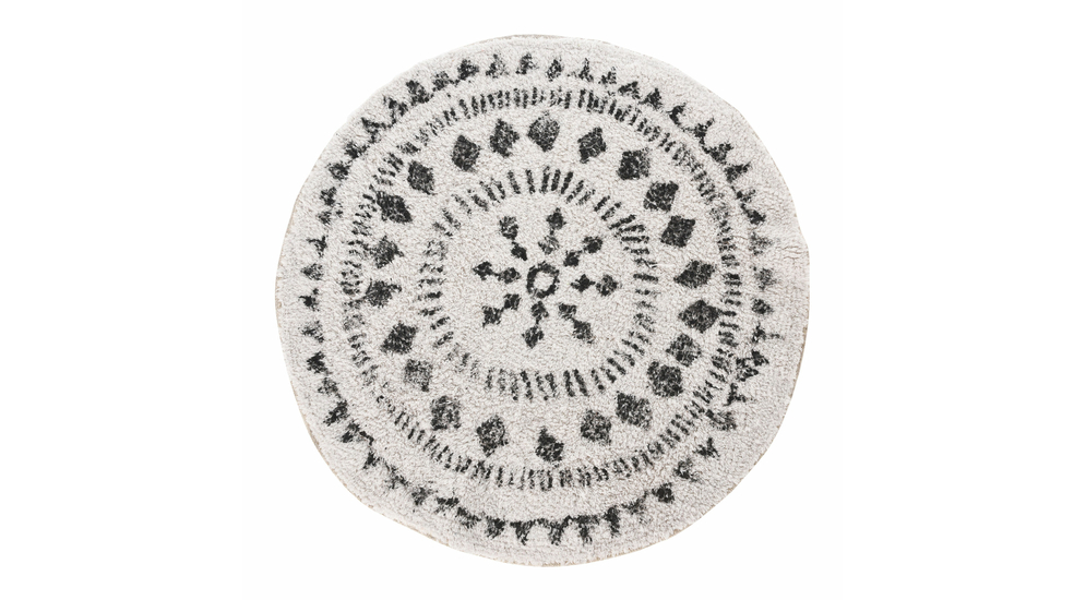 Dywanik dekoracyjny boho do łazienki okrągły MIX 70 cm