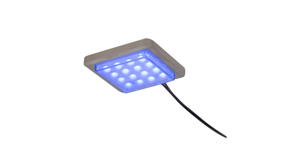 Oświetlenie 1-punktowe LED GRAY, kolor niebieski