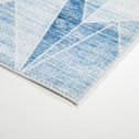 Dywan geometryczny niebieskie trójkąty PUERTO 160x230 cm