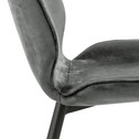 Krzesło welurowe szare ALTO