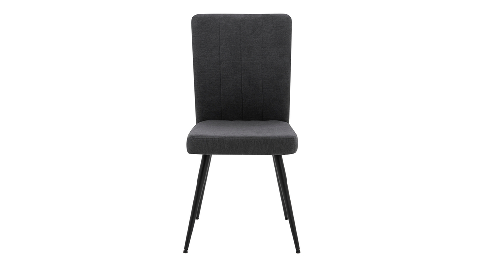 Krzesło tapicerowane szare SVENTO