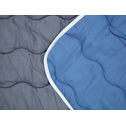 Kołdra całoroczna dwustronna szaro-niebieska DUALO 160x200 cm