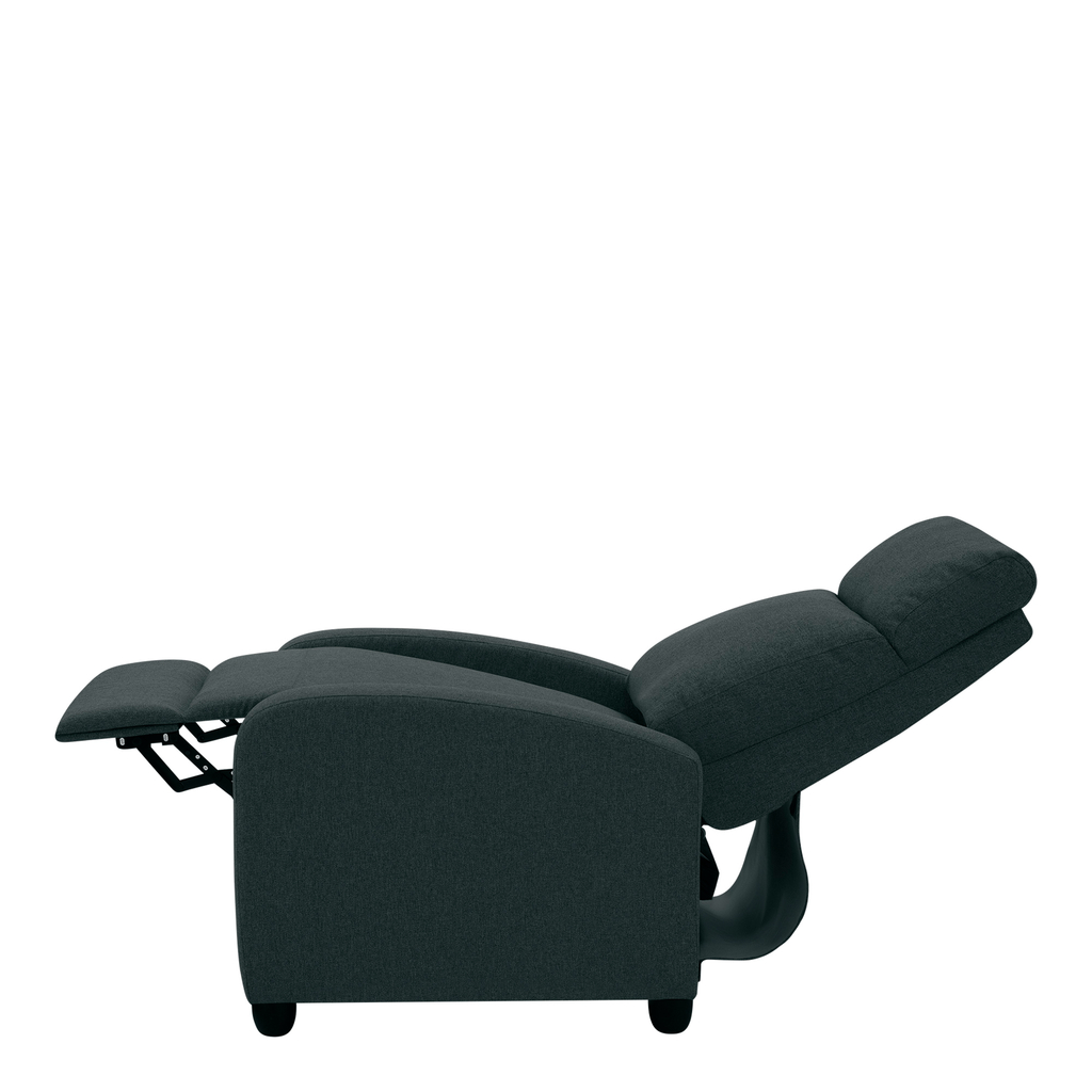 Fotel z funkcją relaks ciemnoszary SIOM