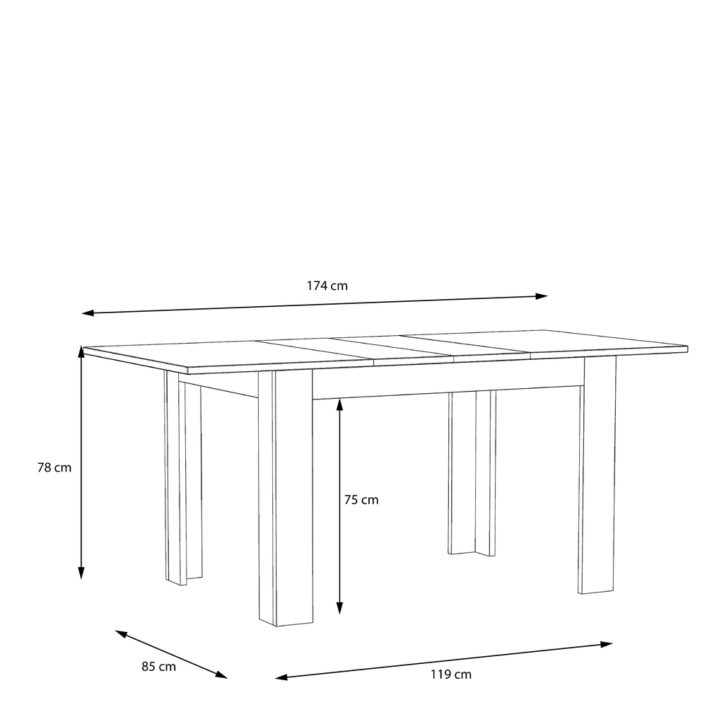 Stół rozkładany TMST142
