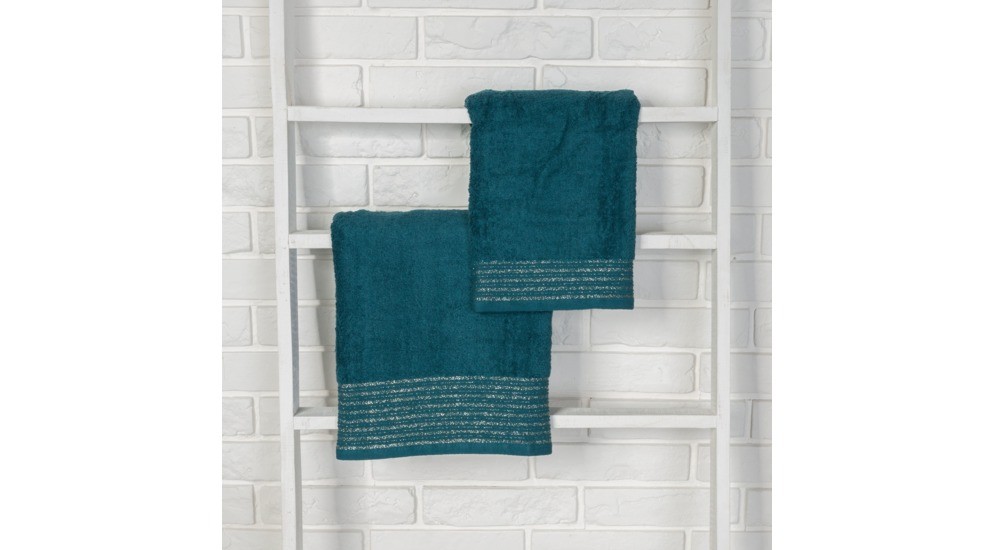 Ręcznik zielony GLOSSY 50x100 cm