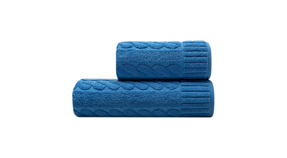 Ręcznik niebieski SKANDYNAWIA 70x140 cm